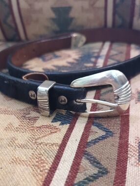 WILL Leather Goods Black Cowhide Women's Belt